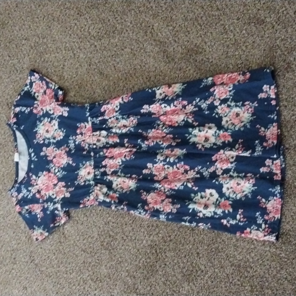 Girls 21 Kids flowered dress size 8